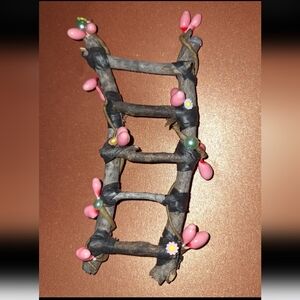 Fairy wooden miniature ladder 6 inch Tall